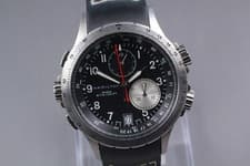 [Near MINT] Hamilton Khaki H776121 Aviation Men's Black Quartz Watch from JAPAN