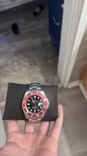 Rolex Submariner 116610LN Date Steel 40mm Custom Red Ceramic Bezel-Black Dial