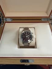 OMEGA Speedmaster '57 Burgundy Dial Box/Papers/Links -  332.10.41.51.11.001
