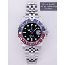 Rolex GMT-Master II 126710BLRO "Pepsi" Jubilee Unworn Full Set Box Papers 40mm
