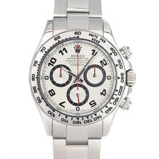 Rolex Cosmograph Daytona 116509 40mm K18WG Silver Dial Automatic #KN007