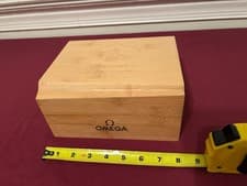 Good Omega Seamaster Planet Ocean Goodplanet Foundation Wooden Box Only