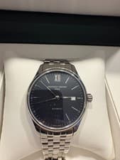 Frederique Constant Men's Automatic Classic Date Silver Watch 40 MM FC-303NN5B6B