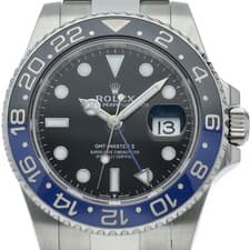 ROLEX GMT Master 2 Watch Oyster 126710BLNR Stainless Steel mensWatch black USED