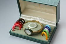 Vintage [Near MINT-] Gucci Change Bezel 11/12 Gold 12 color Women's Quartz Watch