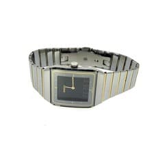 Rado Diastar 193.0365.3 Quartz Men's Vintage Analog Digital Gun Metal SS Watch