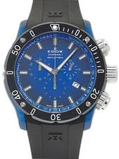 EDOX Chrono Offshore 1 Sharkman Limited Edition 10221 357BU BUV 46mm Blue #T513