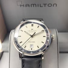 HAMILTON American Classic Intra-Matic Automatic H384250 White Men's Watch
