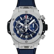 HUBLOT Big Bang Unico Titanium Blue 441.NX.5179.RX second hand mens