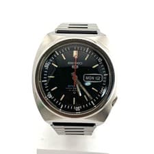 Seiko 5 Sports 6119-6020 Day Date Stainless Steel 21 Jewels Automatic Mens Watch