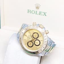 Rolex 40mm 18K Half Yellow Gold Gold Dial "Zenith" Daytona REF: 16523 (X)