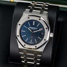 Audemars Piguet 15202ST.OO.1240ST.01 Royal Oak Jumbo 39mm Blue Dial Extra-thin