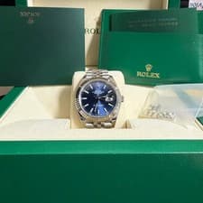 Rolex Datejust 41mm Blue Dial Steel Watch (2020 Model)