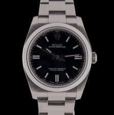 Rolex Oyster Perpetual 36mm 116000 Black Stick Dial Automatic Watch Full Set
