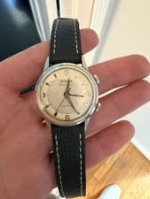 Vintage Bulova Mens Watch Wrist Alarm