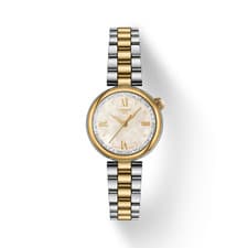 Tissot Desir Two-Tone 28mm White MOP Dial Women's Watch T1520102211801