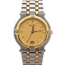 Gucci Steel Gold Combination 32mm Gold Dial Quartz Watch for Men and 155346552