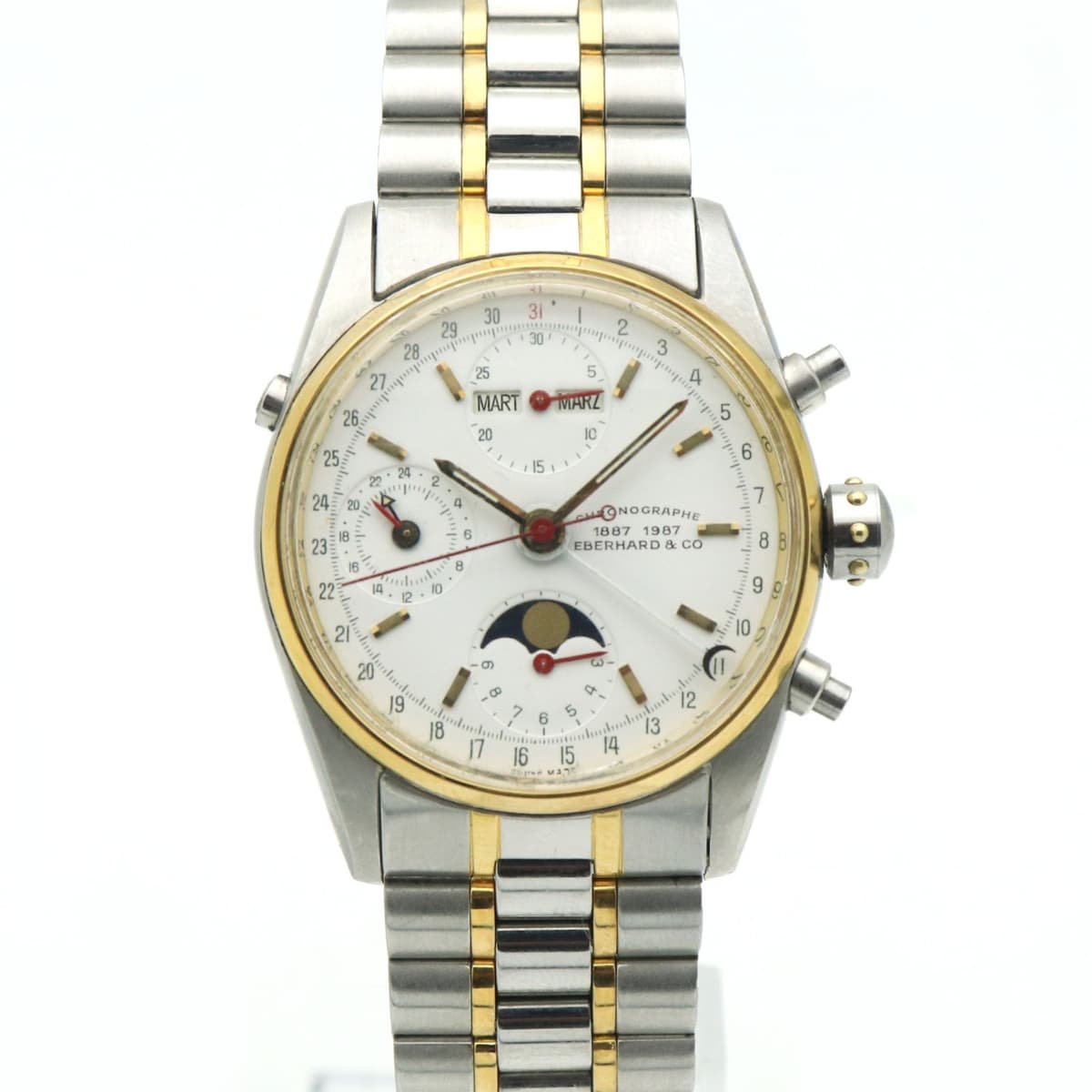 Eberhard & Co. Navy Master Moonphase Ref. 32012/A 36mm Steel and Gold