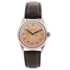 Vintage 1947 32mm Doxa Military Style Men's Mechanical Wristwatch Swiss Steel