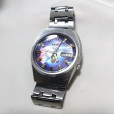 Seiko Advan Phantom Aurora Dial Day-Date Automatic Men's Watch Vintage Japan