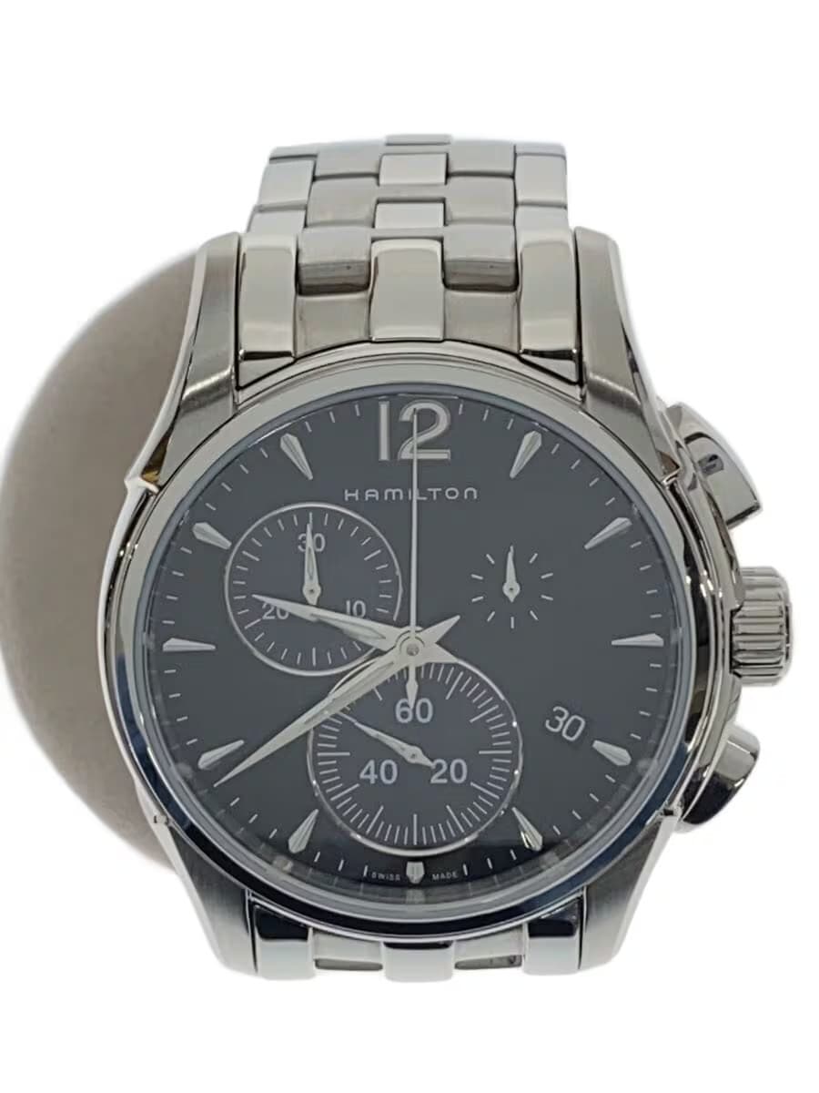 HAMILTON Quartz Watch Analog Stainless BLK SLV SS H326121