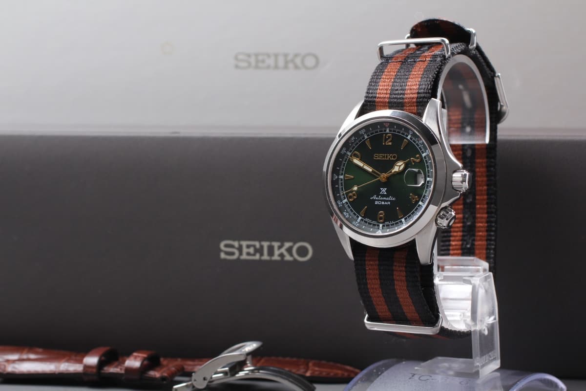 【MINT in Box】 SEIKO Alpinist SBDC091 6R35-00E0 Green Dial Automatic Men’s JAPAN