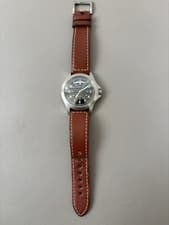 Hamilton Khaki King H644550 Black Dial Automatic Men's Watch Used Working #67