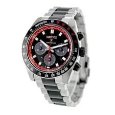 PROSPEX SPEEDTIMER SBDL121 Analog Men's Watch Black Silver Datsun 240Z SEIKO