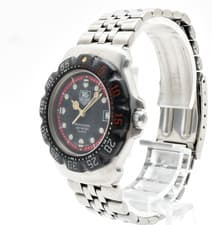 Vintage [Exc+5] TAG Heuer Formula 1 WA1214 Black Red 35mm Qz Men's Watch JAPAN