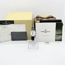 FREDERIQUE CONSTANT Watch Slimline 2117193 Diamond Bezel Pearl Quartz Women's