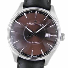Hamilton Jazzmaster Gent Men Quartz Watch Brown Dial