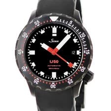 SINN U50.S U-Boat Steel DLC Black Dial Men's 41mm Steel Genuine Watch #HD463