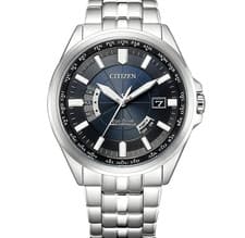 Citizen Eco-Drive CB0011-69L Silver Black Sapphire Crystal Men NEW Japan Watch