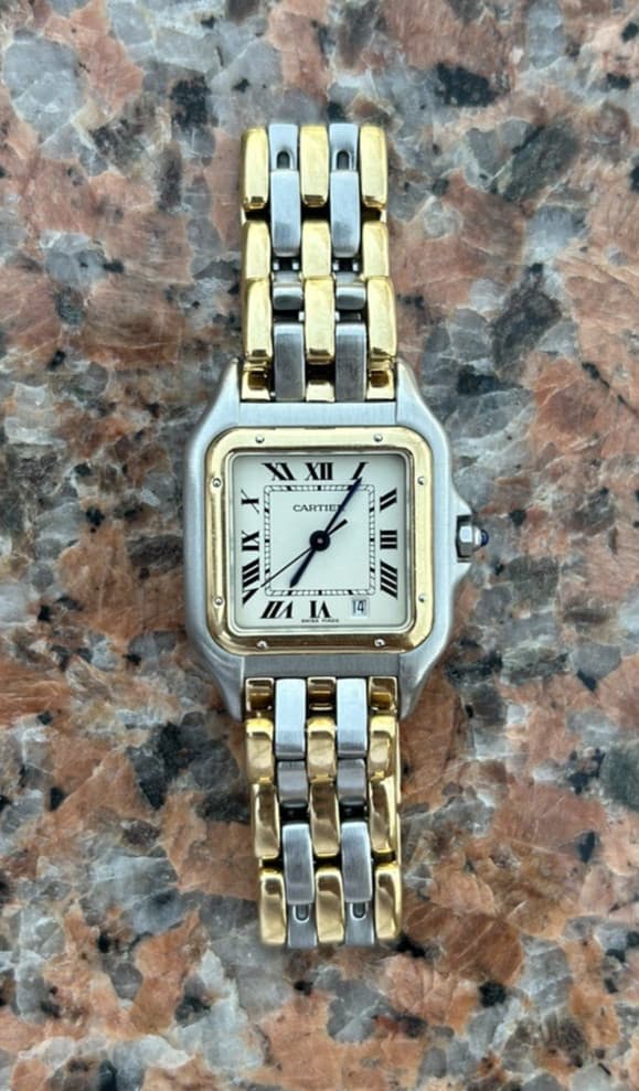 Cartier Panthere 27mm Ladies Watch 3 Row Bracelet Watch !!