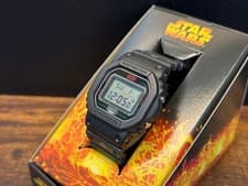 Casio G-Shock DW-5600VT Star Wars Darth Vader Limited Ed Used From Japan