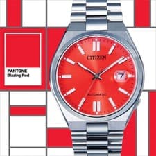 Citizen x Pantone 40mm "Blazing Red" NJ0158-89W  **(Limited Edition 1999 Pcs)**