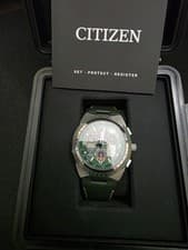 Citizen Promaster Skyhawk A-T Chronograph Green Dial Men's Watch JY8147-01X
