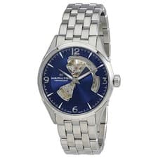 Hamilton Jazzmaster Open Heart Men's Blue Dial  Automatic Watch H32705141
