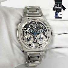 2022 Czapek Antarctique Rattrapante 42.5MM Skeleton Silver Grey Dial Box Papers