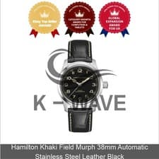 Hamilton Khaki Field Murph 38mm Automatic Stainless Steel Leather Black
