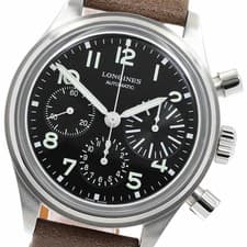 Longines L2.816.4 Avigation BigEye Chronograph Auto Men's Watch, Good Condition