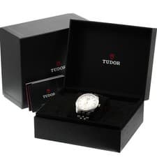 TUDOR GLAMOUR 57100 42mm SS Silver Dial Automatic Date Small Seconds #C165