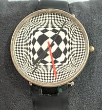 Victor Vasarely for Bulova Op Art Watch