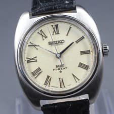 Near MINT King Seiko 5621-7000 Day/Date White Roman OH Auto 36mm Mens Watch 1970