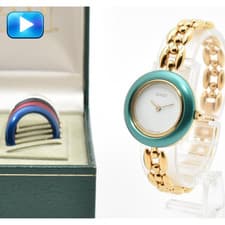 [NEAR MINT Box] GUCCI 11/12.2 Change Bezel 5 Color Quartz 26mm Women Watch