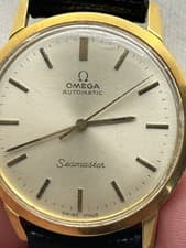 Vintage Omega Seamaster Ref. 165007, 18K Solid Gold 33mm Case-Excellent