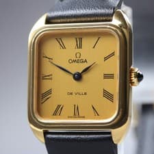 [Near MINT] Vintage 1975 OMEGA De Ville Cal.625 Hand Winding Roman Women's Watch