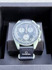 Swatch Wristwatch OMEGA Speedmaster Moon EARTH S033G100 Casual Fashion Accesory
