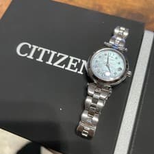 CITIZEN EXCEED Ladies Watch – Diamond Dial – Eco-Drive Radio Controlled – H058
