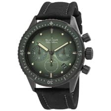 Blancpain Fifty Fathoms Chronograph Automatic Green Dial Men's Watch 5200 0153